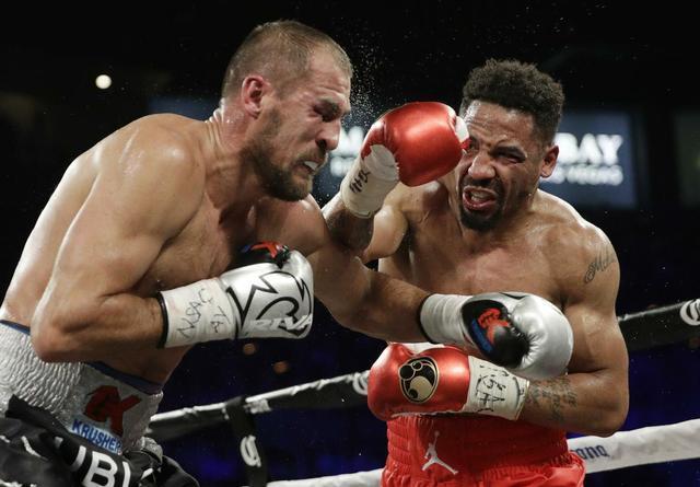 瑞士拳击选手约翰逊成功闯入四强